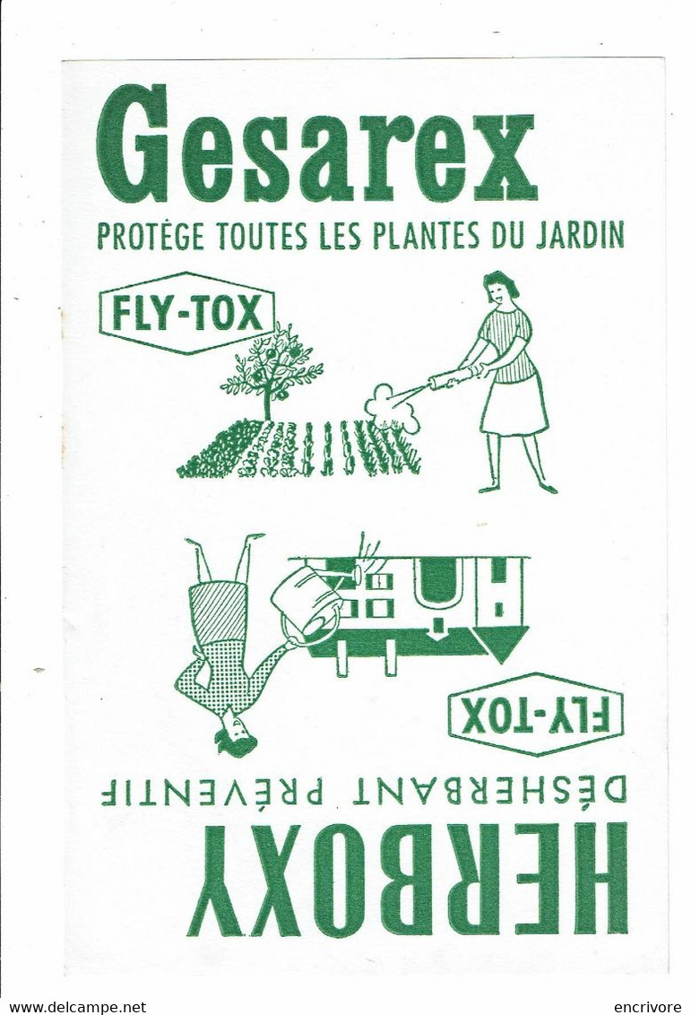 Buvard FLY TOX Gesarex Herboxy Jardinage Entretien Protège ??? Hahaha ! - Agricoltura