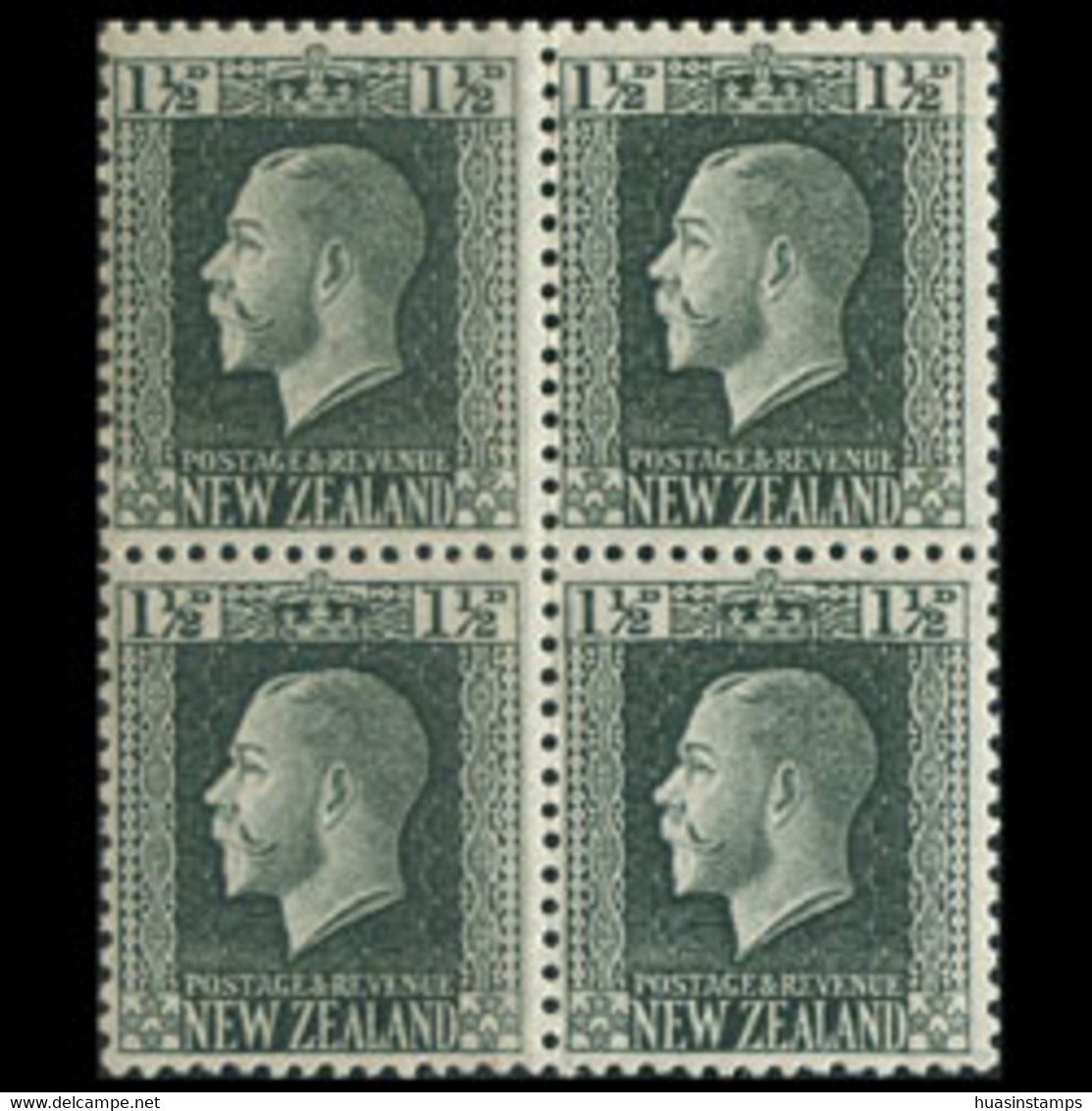 NEW ZEALAND 1915 - Scott# 145 King Blk 1.5p MNH Gum Toned - Neufs