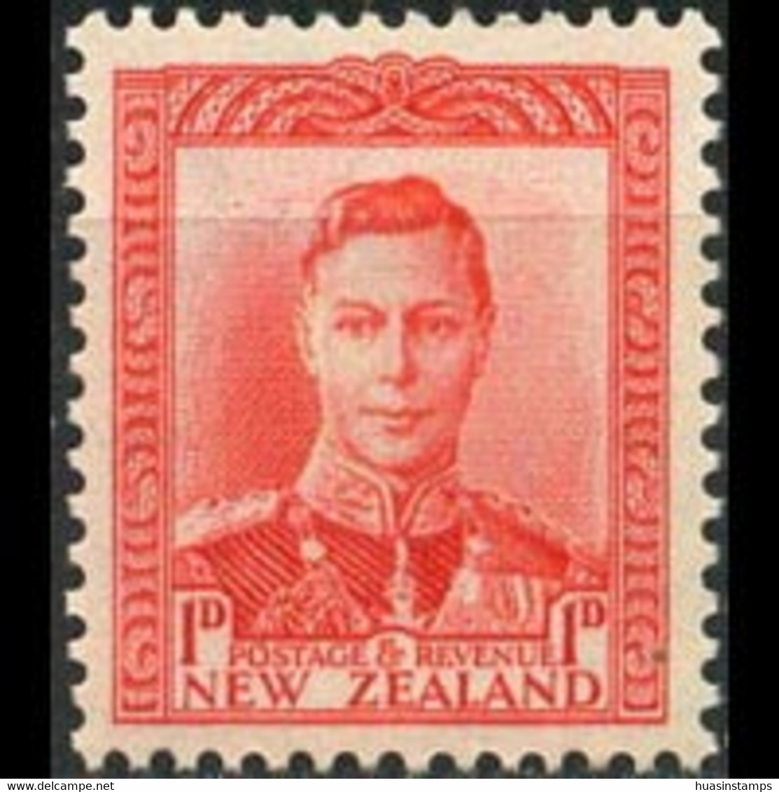 NEW ZEALAND 1938 - Scott# 227 King Rose 1p MNH - Neufs