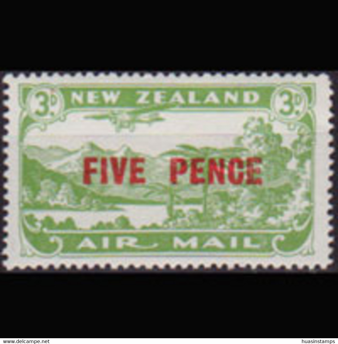 NEW ZEALAND 1931 - Scott# C4 Lake Surch. Set Of 1 LH - Neufs