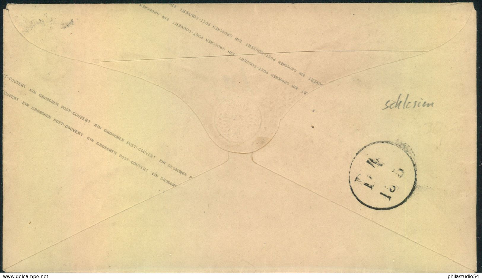 1873, ZIEGENHAIN, Bessere Thurn Und Taxis Nachverwendung Auf 1 Groschen Brustschild GSU - Other & Unclassified