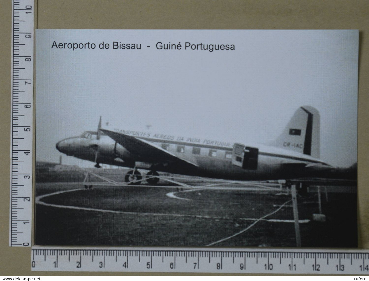 PORTUGAL - AEROPORTO DE BISSAU -  GUINÉ PORTUGUESA -   2 SCANS  - (Nº42439) - Guinea-Bissau