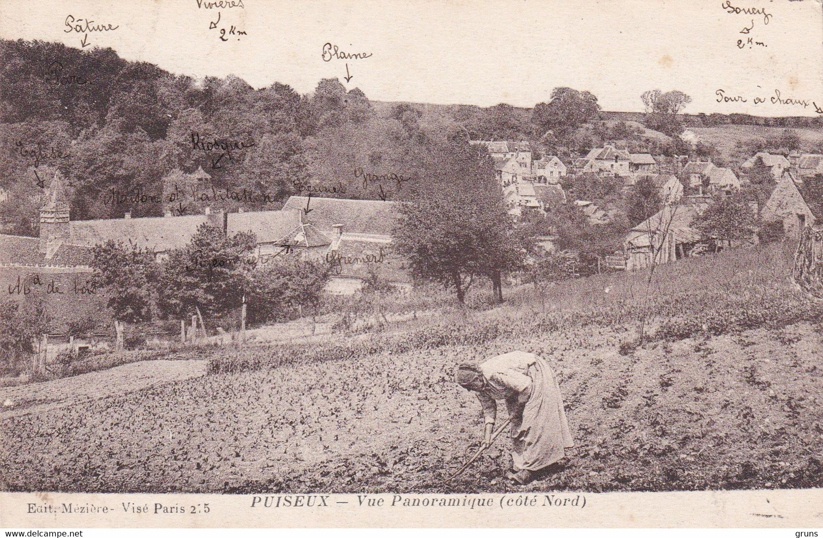 Puiseux Vue Panoramique Coté Nord - Puiseux En France