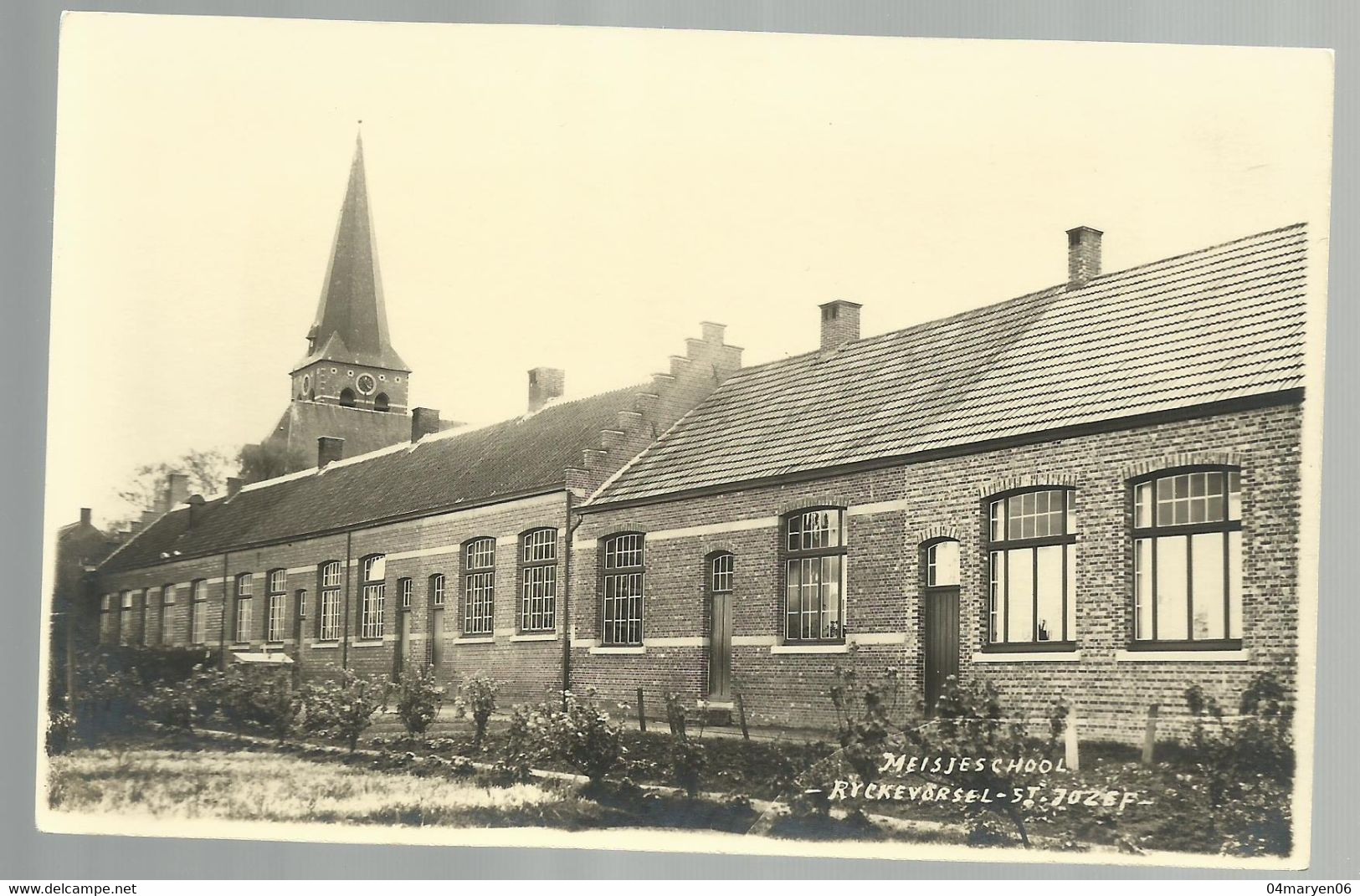 ***  RYCKEVORSEL - ST JOZEF  ***  -  Meisjesschool  -  FOTOKAART  ! ! ! - Rijkevorsel