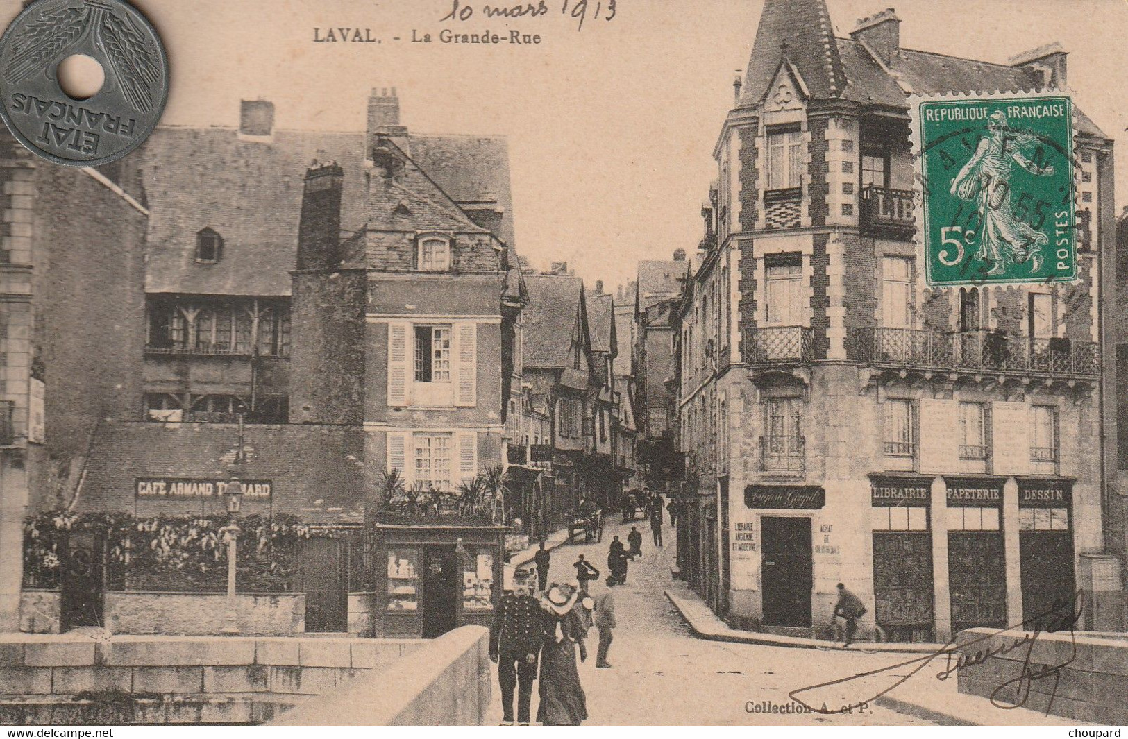 53 -  Carte Postale Ancienne De    Laval   La Grande Rue - Laval