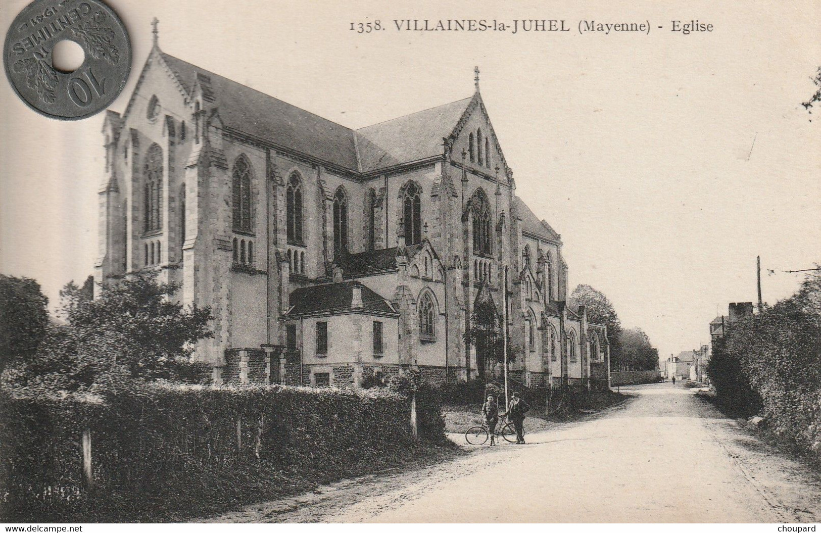 53 -  Carte Postale Ancienne De    Villaines La Juhel    L'Eglise - Villaines La Juhel