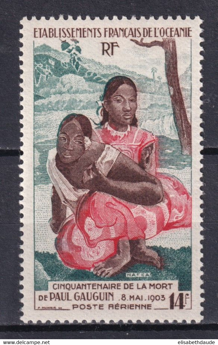 OCEANIE - 1953 - POSTE AERIENNE - YVERT N° 30 ** MNH - COTE = 110 EUROS - GAUGUIN - Ongebruikt