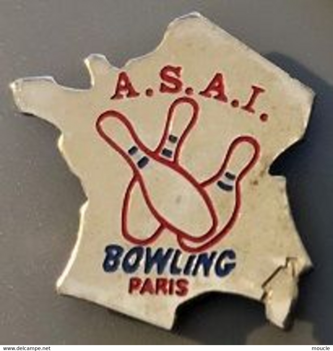 A.S.A.I. BOWLING PARIS - FRANCE - CARTE - QUILLES  -              (22) - Bowling