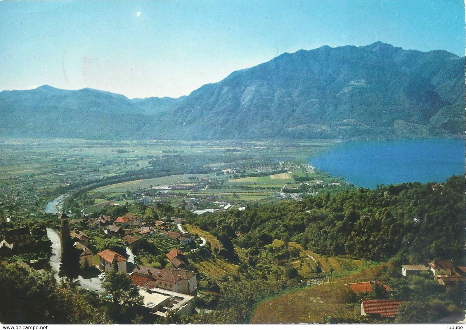 Contra - Vista Sul Lago Maggiore         Ca. 1970 - Tenero-Contra