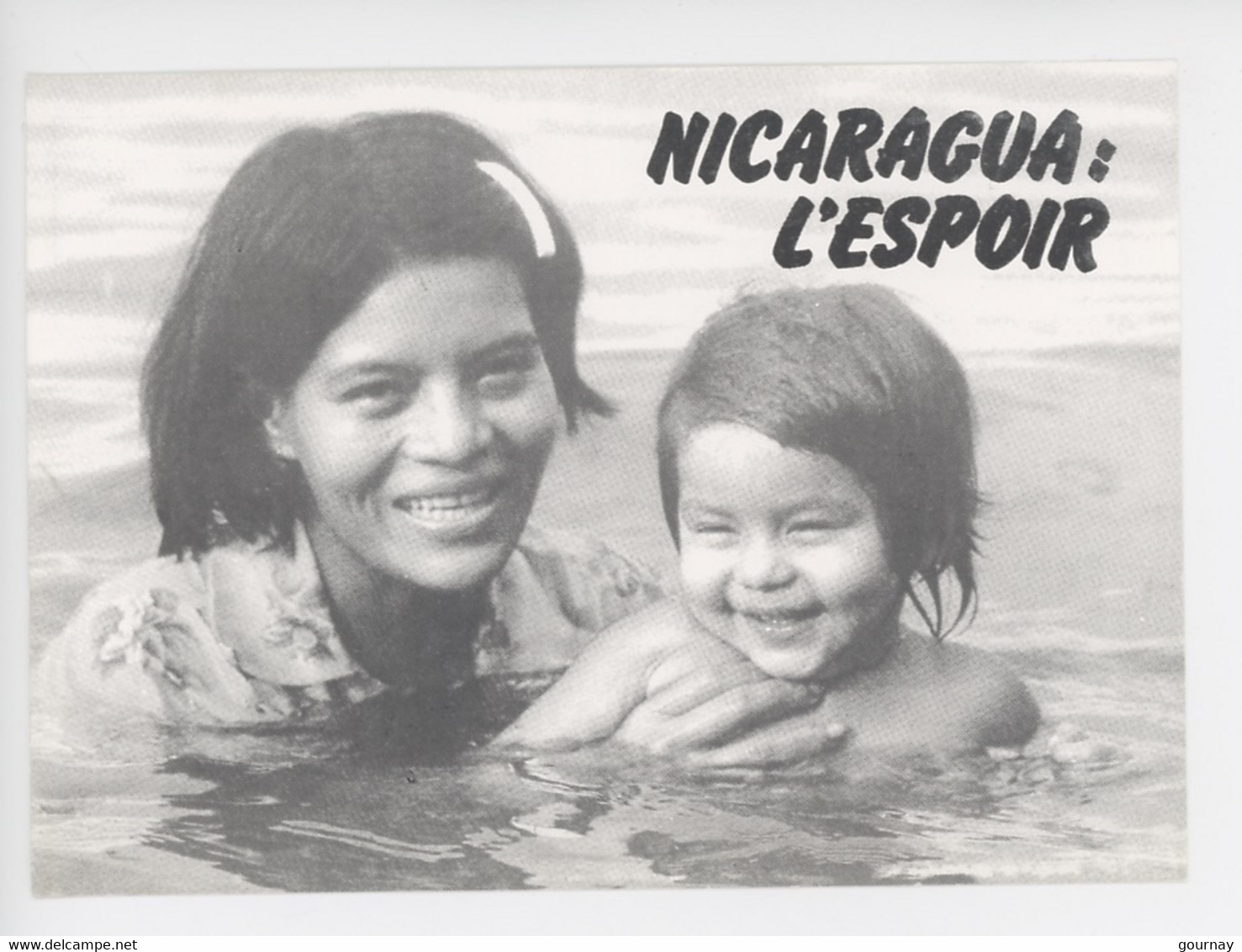 Nicaragua Chinandega, Carte Solidaire Pour Le Village De Cinco Pinos (bâtir équipement Collectif) Portrait Femme & Enfa - Nicaragua