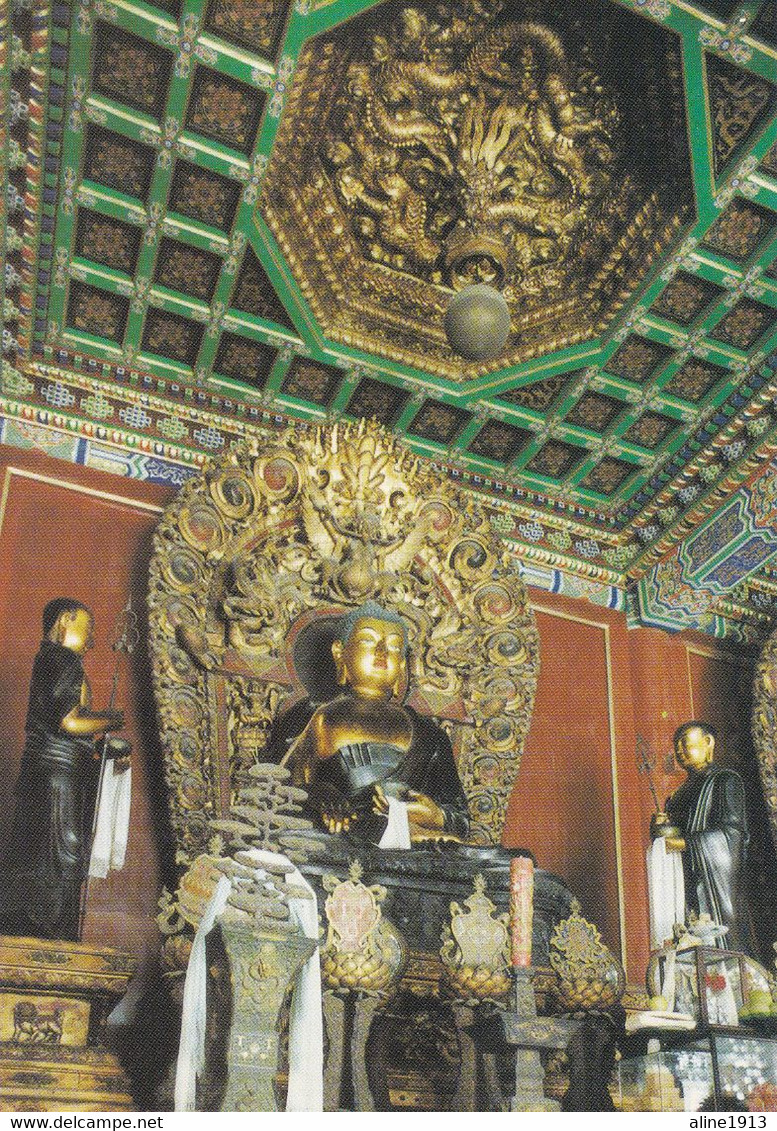 CHINE - BUDDHA - SANDALWOOD STATUE OF BUDDHA - Buddhism