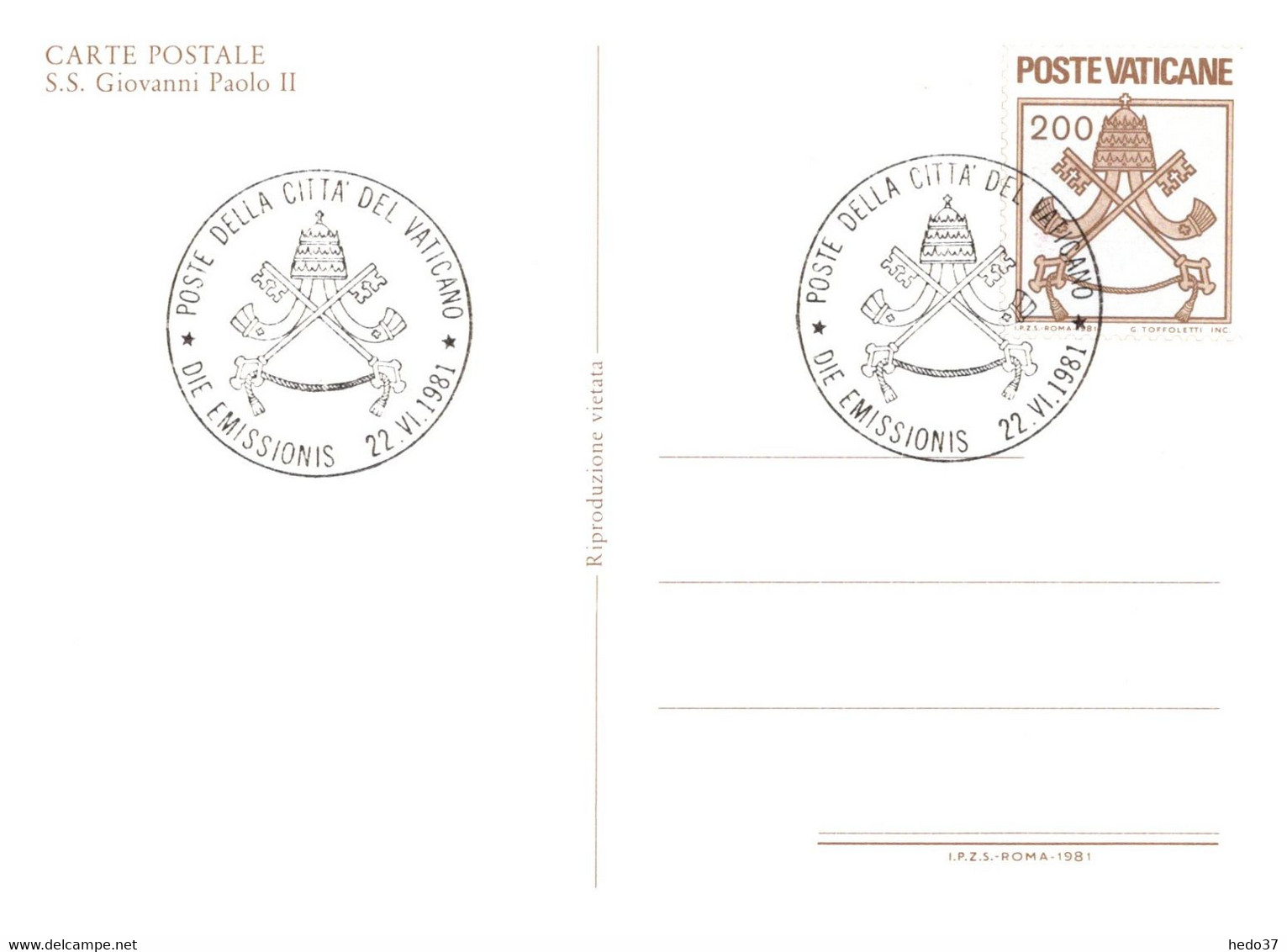 Vatican - Entiers Postaux - TB - Postal Stationeries