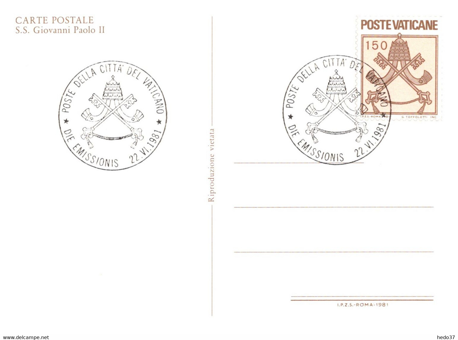 Vatican - Entiers Postaux - TB - Postal Stationeries