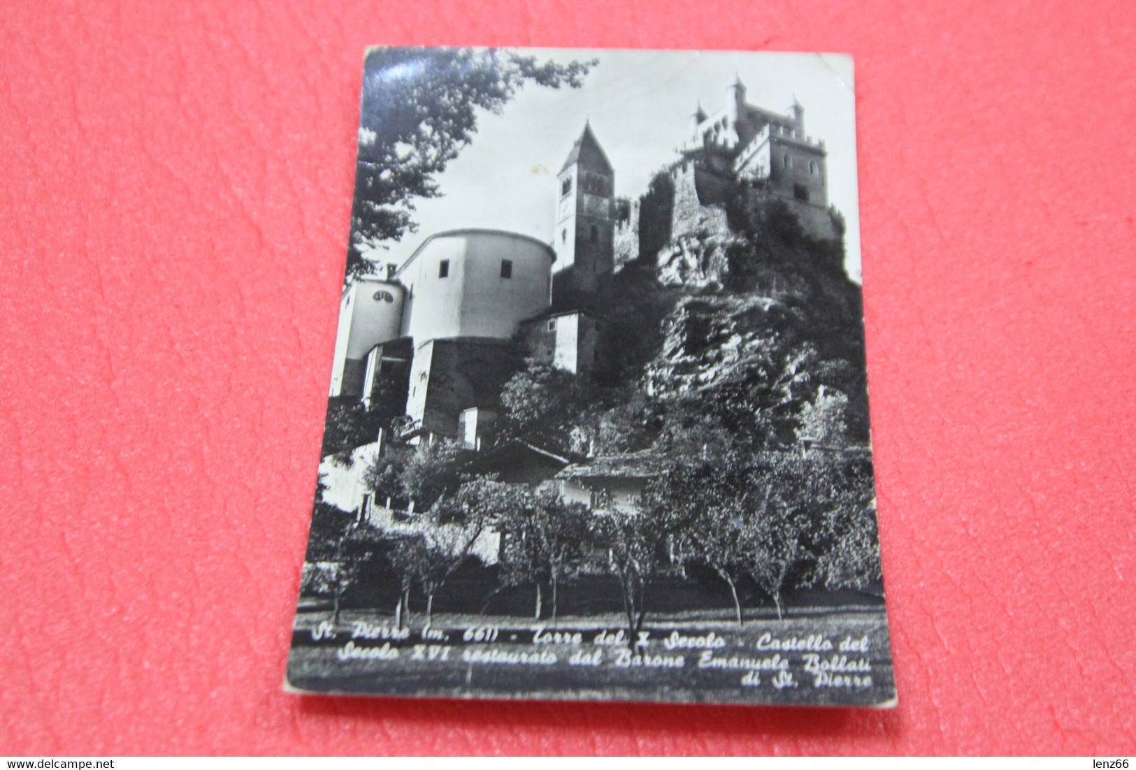 Aosta Saint Pierre Torre Del X Secolo 1955 - Altri & Non Classificati