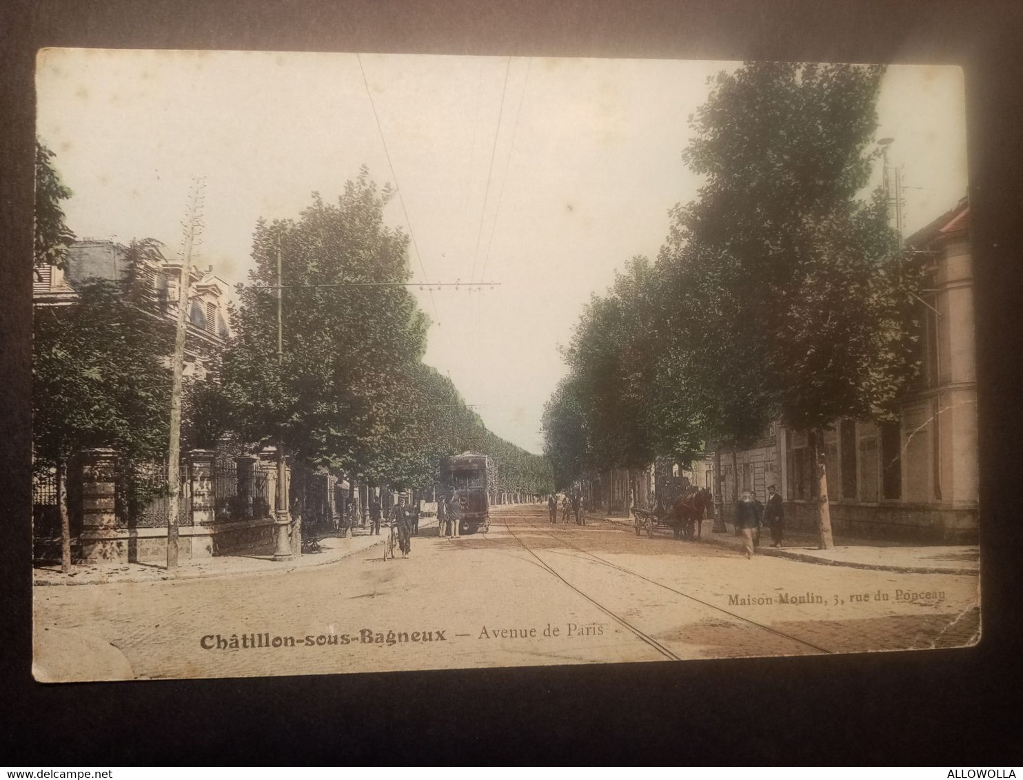 12305 " CHÂTILLON SOUS BAGNEUX-AVENUE DE PARIS "ANIMATA-TRAMWAY-VERA FOTO-CART. SPED. - Ile-de-France