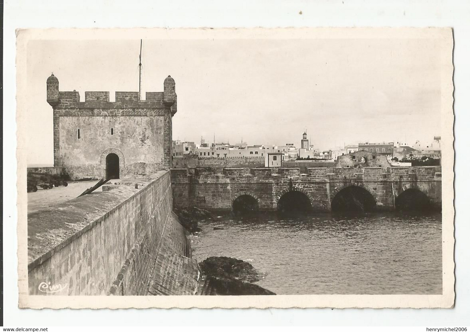 Maroc Mogador échappée Sur La Ville Prise De La Scala 1951 - Autres & Non Classés