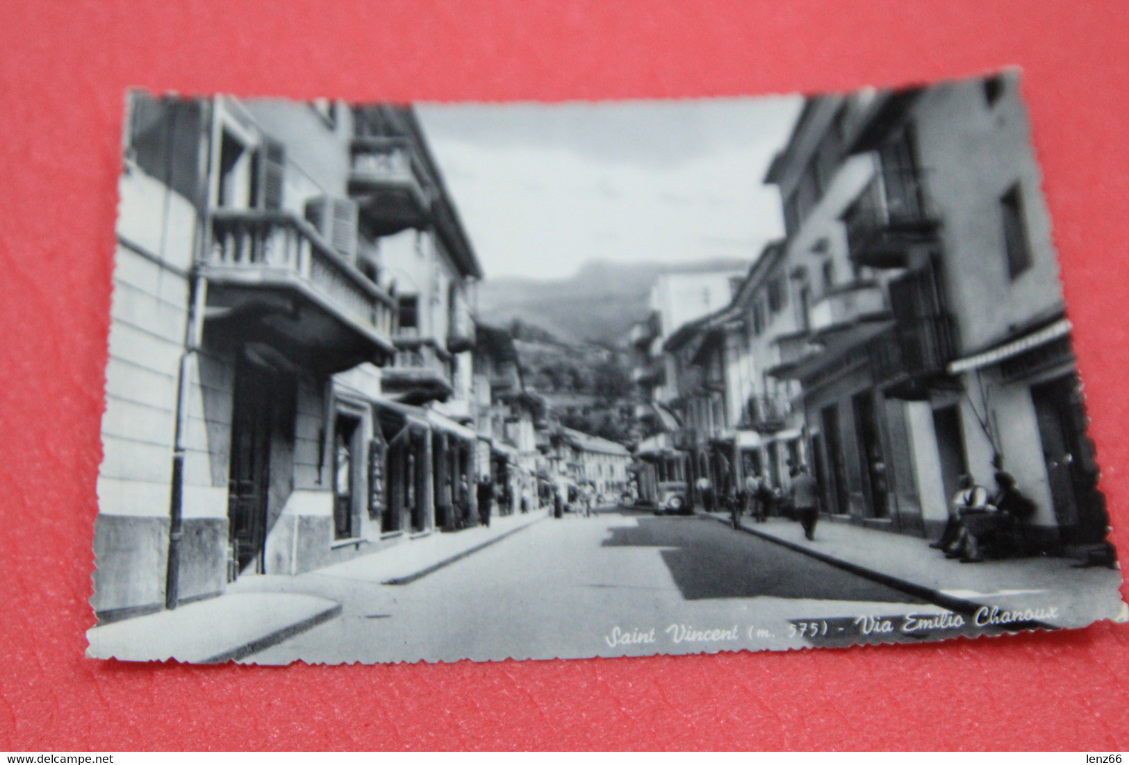 Aosta Saint Vincent Via Chanoux 1956 - Autres & Non Classés