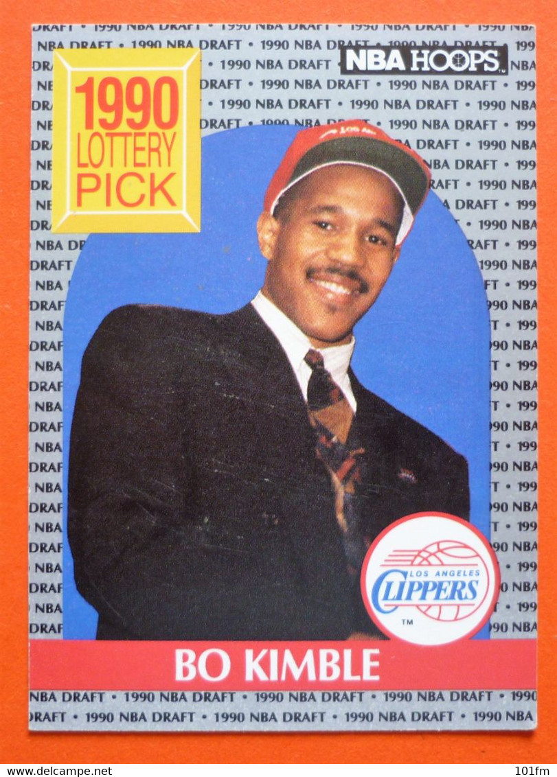 BASKETBALL - BO KIMBLE , LA. CLIPPERS , 1990 LOTERRY PICK - Basketbal