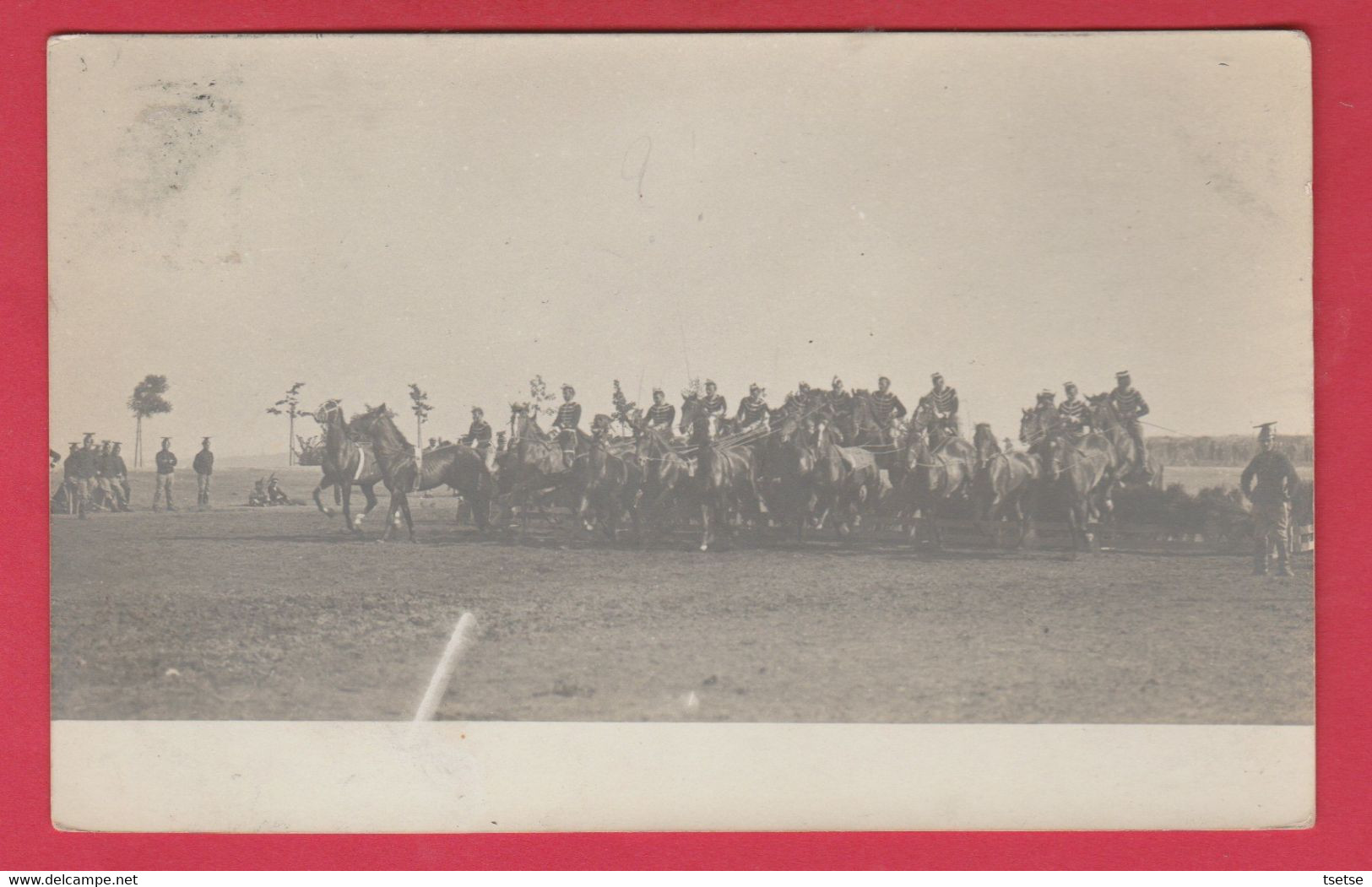 Gembloux  ... Plaine - Manoeuvres Militaires  - Carte Photo - 1906 ( Voir Verso ) - Gembloux