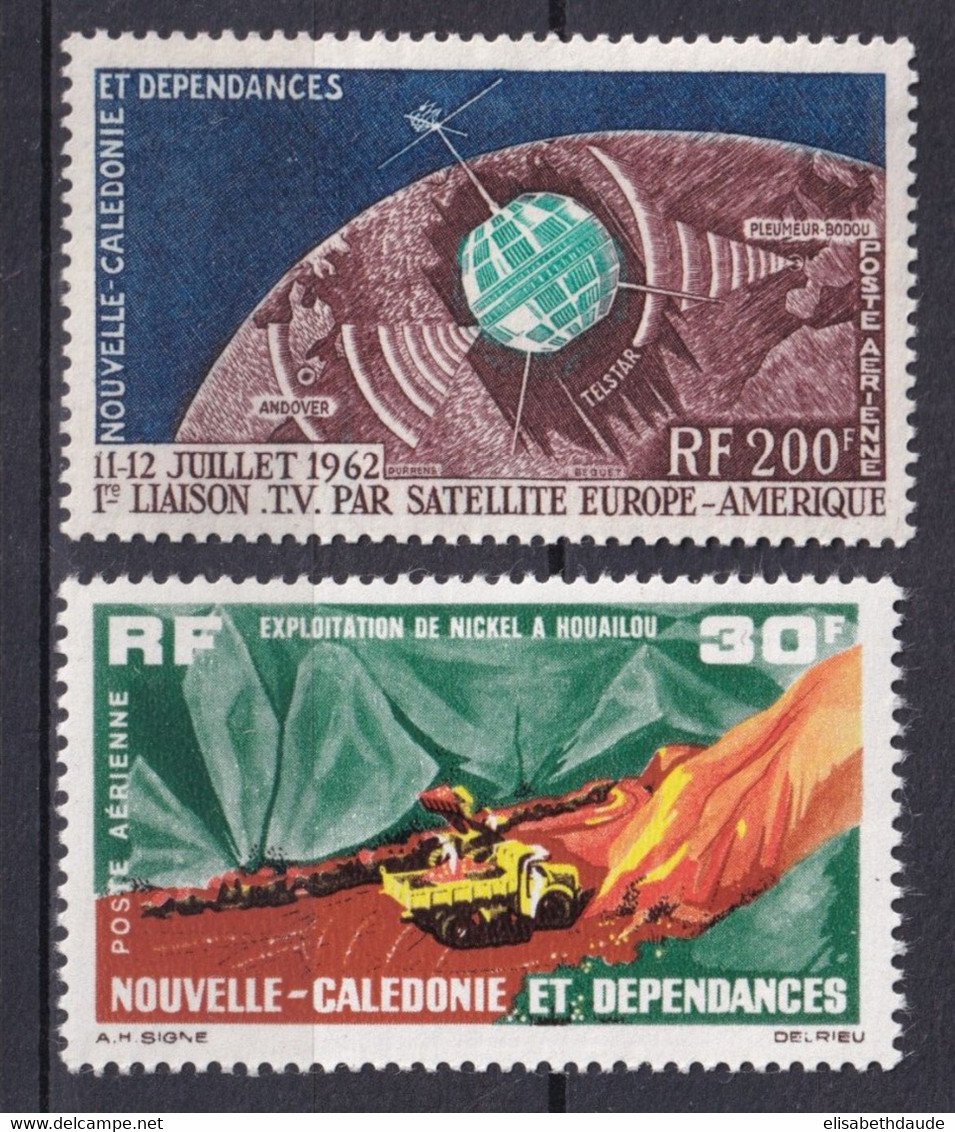 CALEDONIE - AERIENS YVERT N°73/74 * / MLH - COTE = 41.4 EUR. - - Unused Stamps