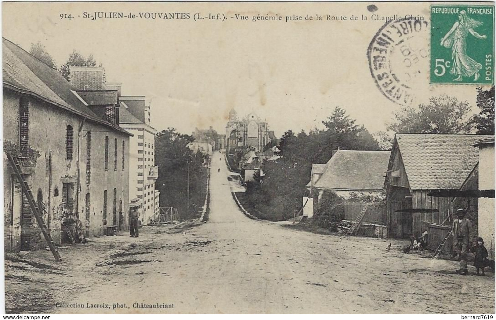 44  Saint Julien De  Vouvantes  -  Vue Generale  Pris De La Route De La  Chapelle Clain - Saint Julien De Vouvantes