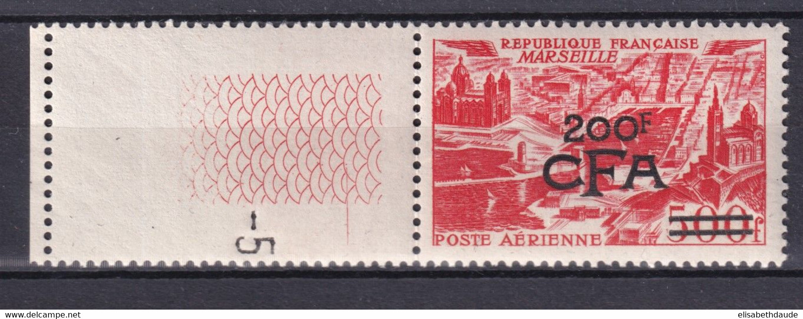 REUNION - POSTE AERIENNE YVERT N°50 ** MNH - COTE 2022 = 72 EUROS - - Ungebraucht