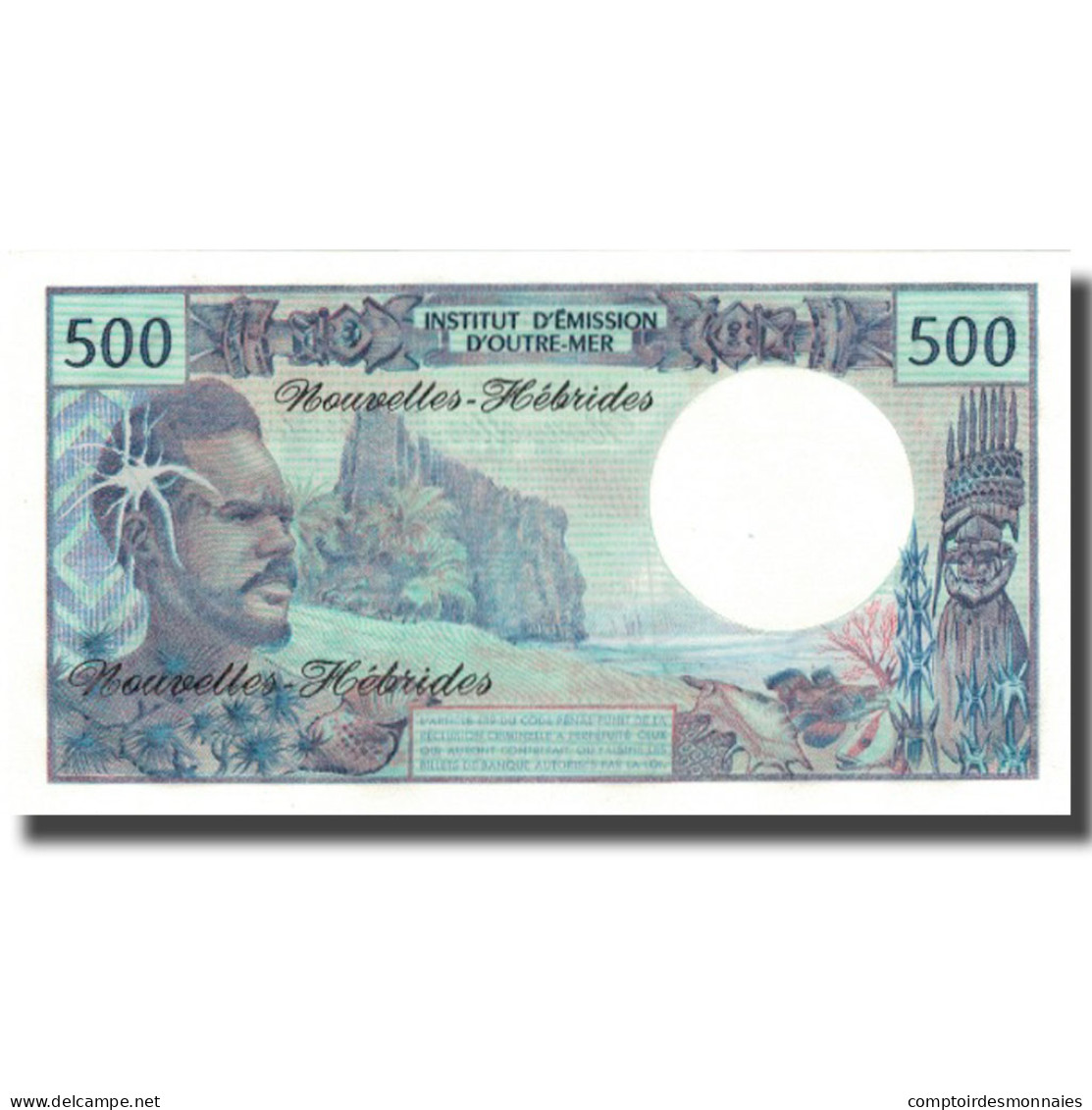 Billet, New Hebrides, 500 Francs, KM:19c, NEUF - Papeete (Polynésie Française 1914-1985)