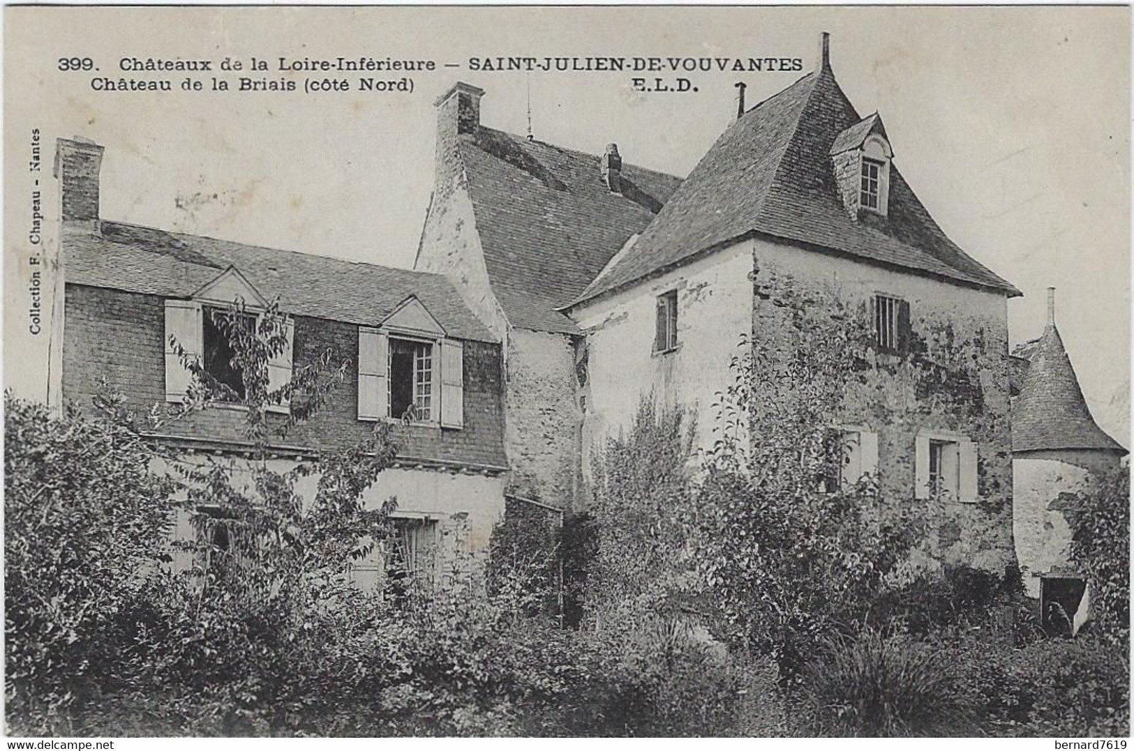 44  Saint Julien De  Vouvantes  - Chateau De La Briais Cote Nord - Saint Julien De Vouvantes