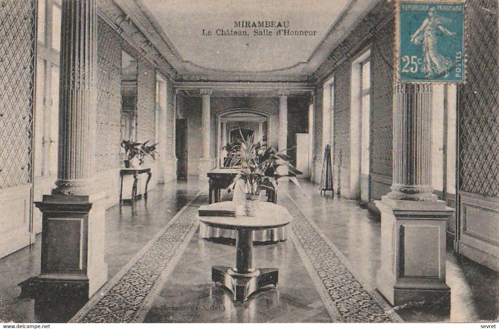 MIRAMBEAU. - Le Château, Salle D'Honneur - Mirambeau