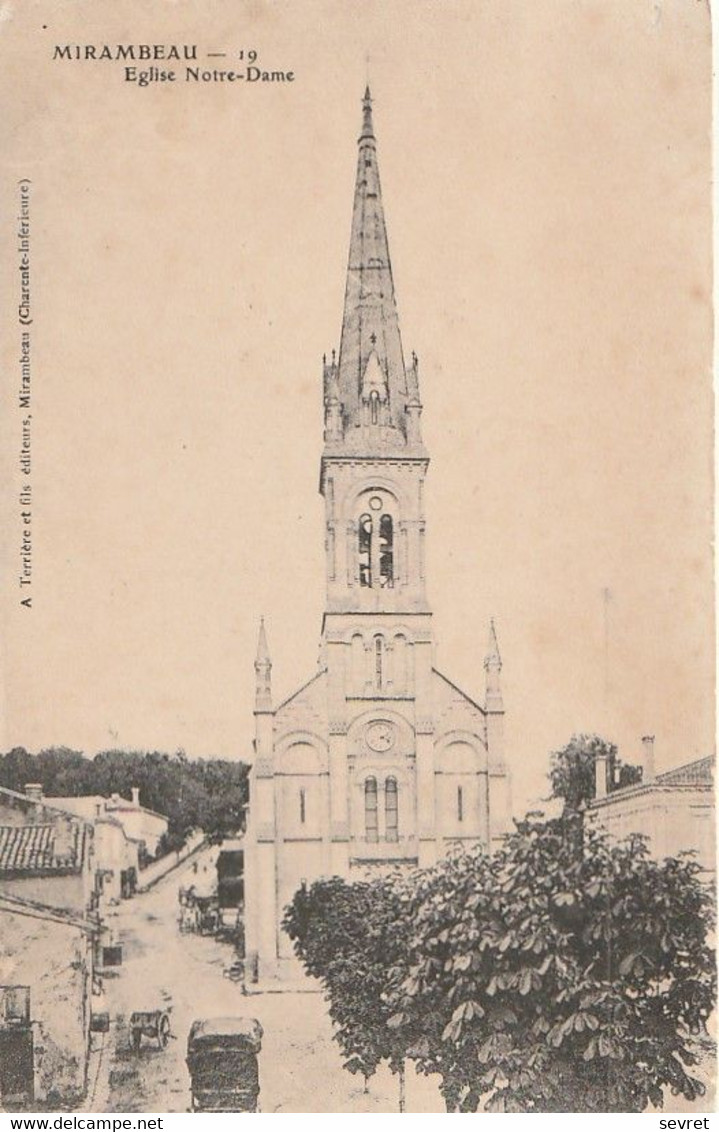 MIRAMBEAU. - Eglise Notre-Dame - Mirambeau