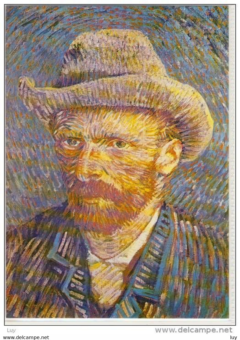 Art - VINCENT Van GOGH, Peinture, Painting - Selbstbildnis (peinture, Paris, 1887) - Van Gogh, Vincent