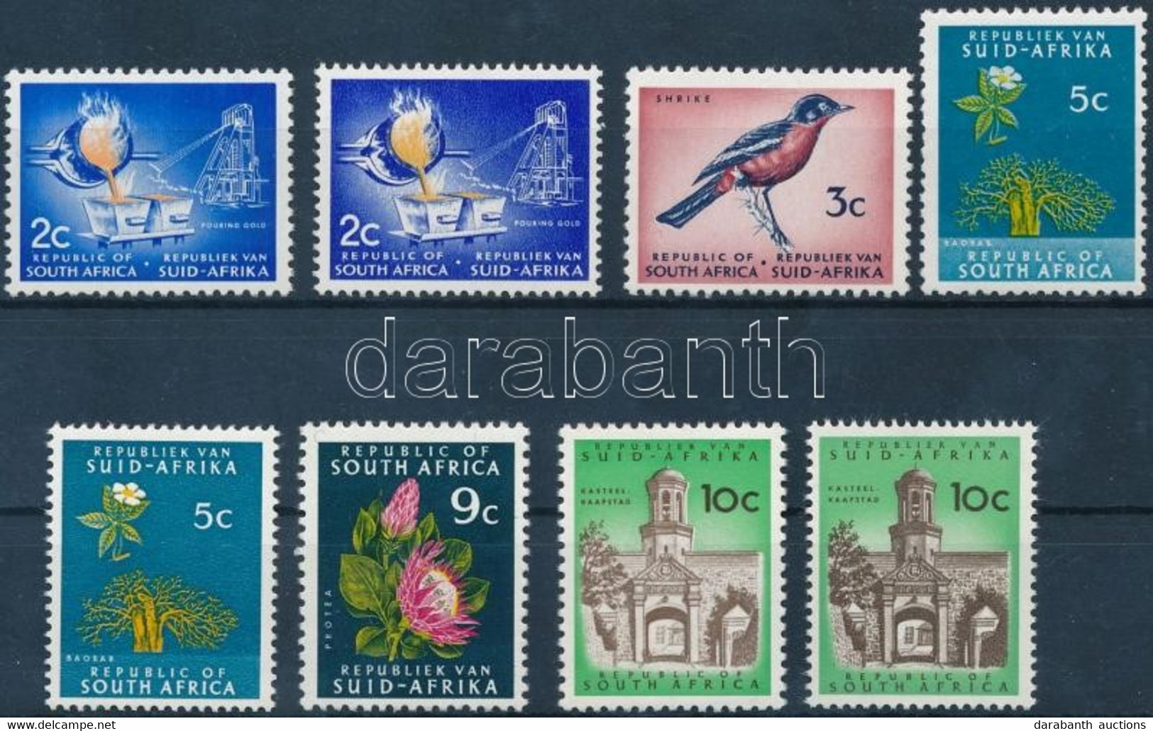 ** 1973/1974 Forgalmi 8 érték Mi 432-343, 436-437 A + 432 B, 434 B, 437 B - Altri & Non Classificati