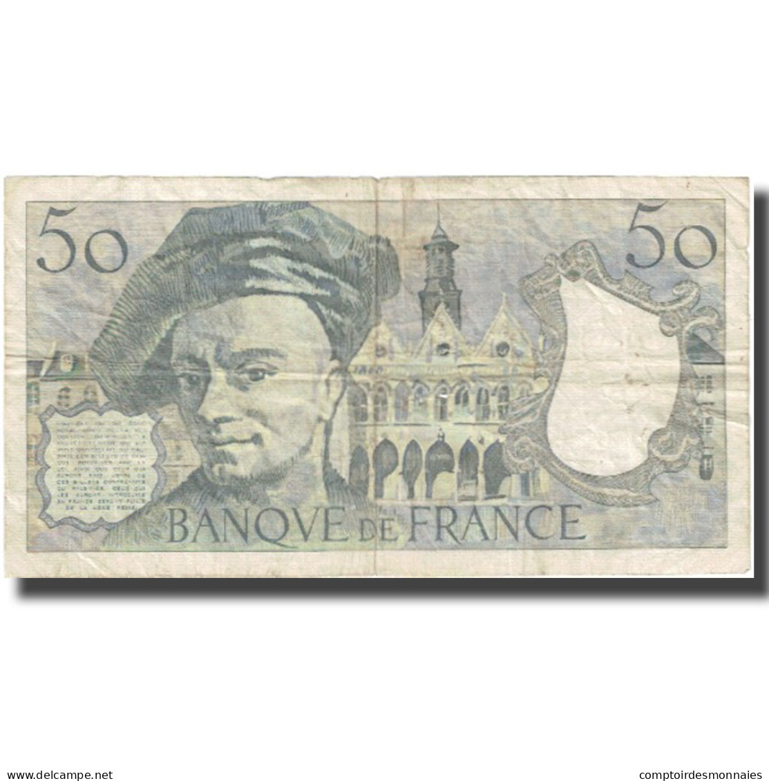 France, 50 Francs, Quentin De La Tour, 1976, TTB, Fayette:67.1, KM:152a - 50 F 1976-1992 ''Quentin De La Tour''