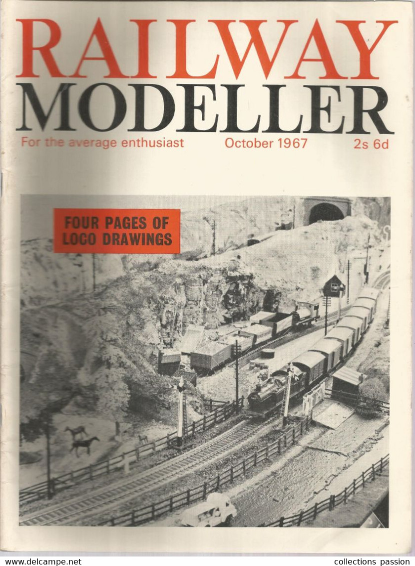 Revue , RAILWAY MODELLER , Modelisme , Chemin De Fer , Trains , 1967 , Frais Fr 3.95 E - Other & Unclassified