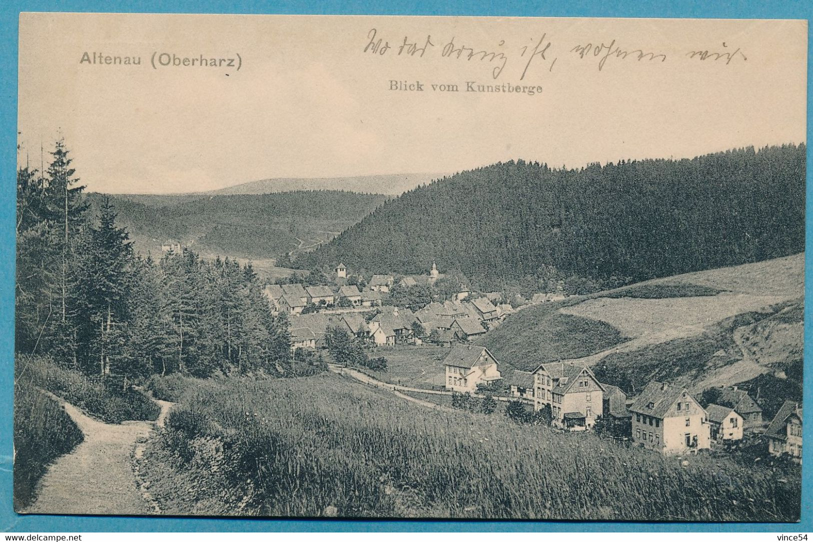 Altenau (Oberharz) - Blick Vom Kunstberge - Gelauft 1913 - Altenau