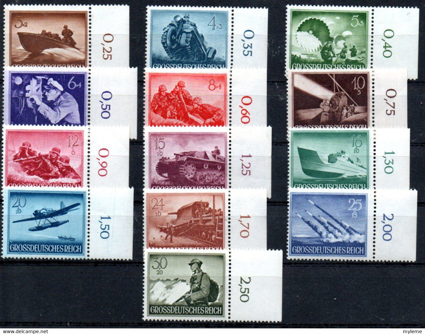 R2-22 Allemagne N° 791 à 803 ** . A Saisir !!! - Unused Stamps