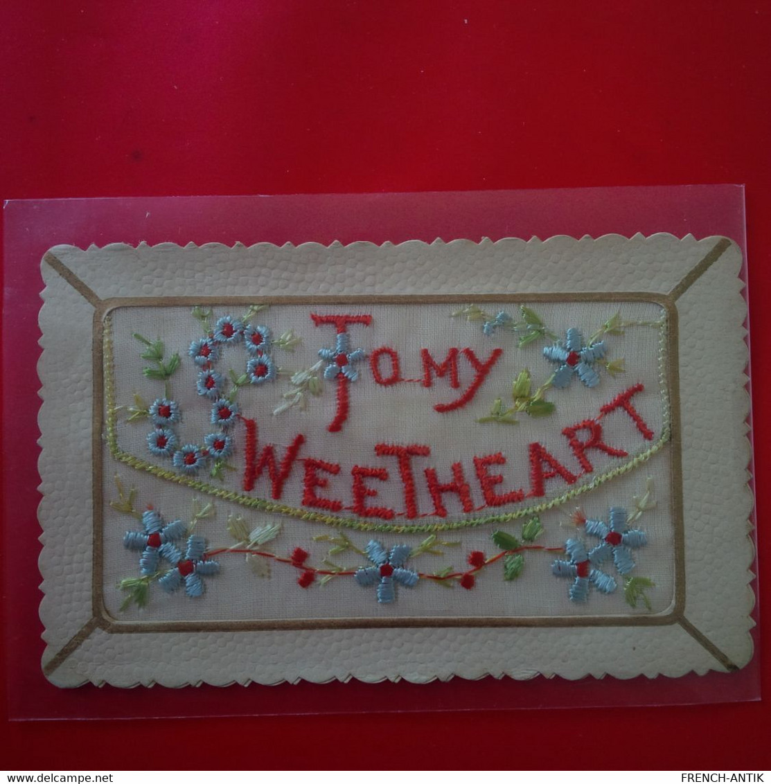 TO MY SWEET HEART BRODEE - Embroidered