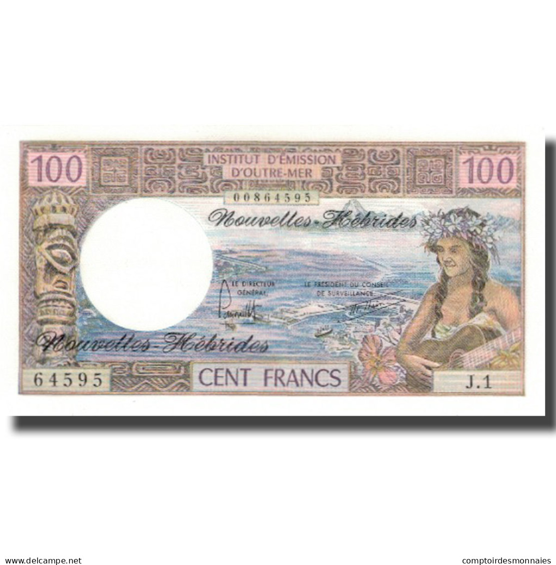 Billet, New Hebrides, 100 Francs, KM:18d, NEUF - Papeete (Französisch-Polynesien 1914-1985)