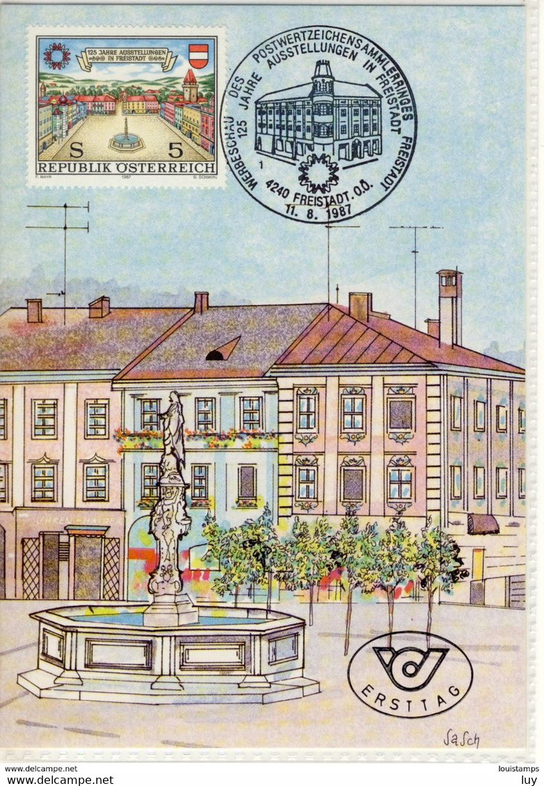 FREISTADT, 4240,  FDC - Maxi Card, Maximum,  BM Werbeschau 1987 - Freistadt