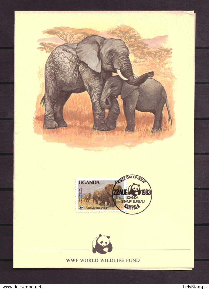 Oeganda / Uganda 362 MAXI Card WWF WNF (1983) - Uganda (1962-...)