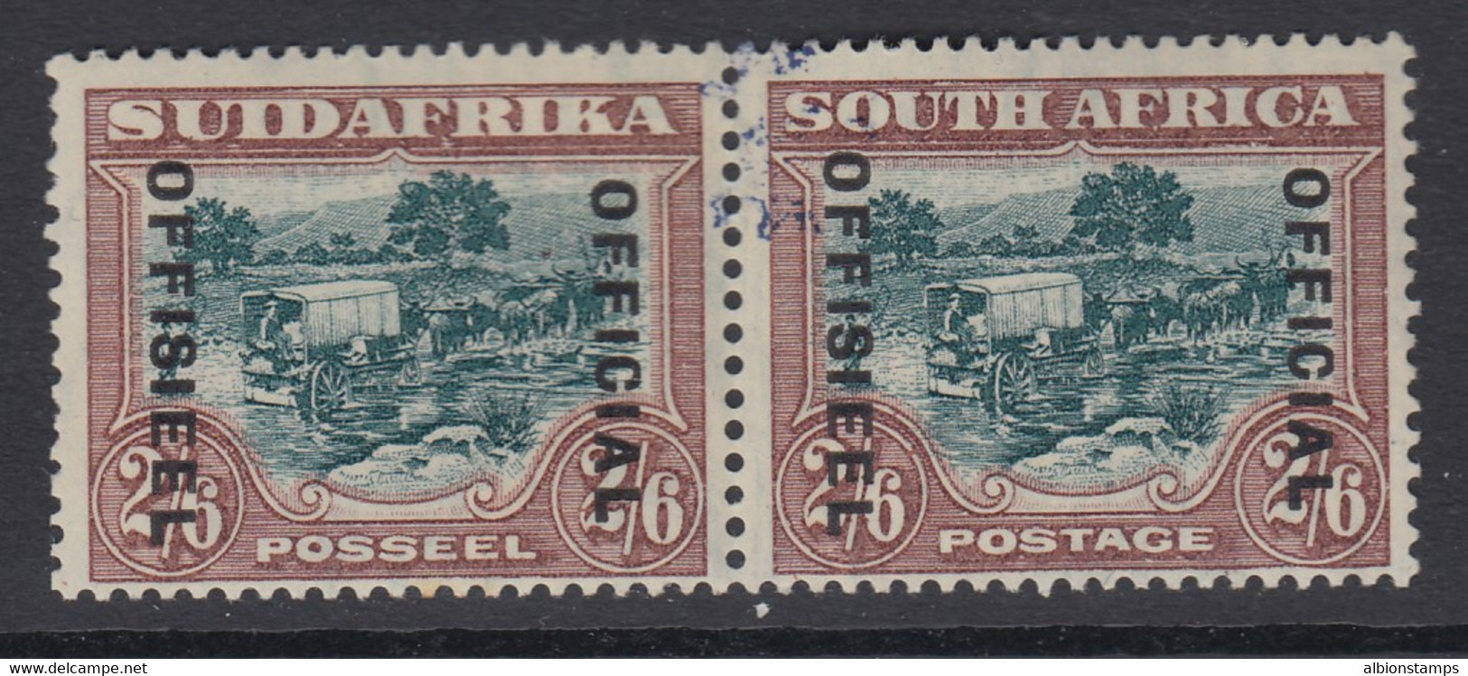 South Africa, Scott O20 (SG O18), MHR (stray Blue Ink) - Servizio