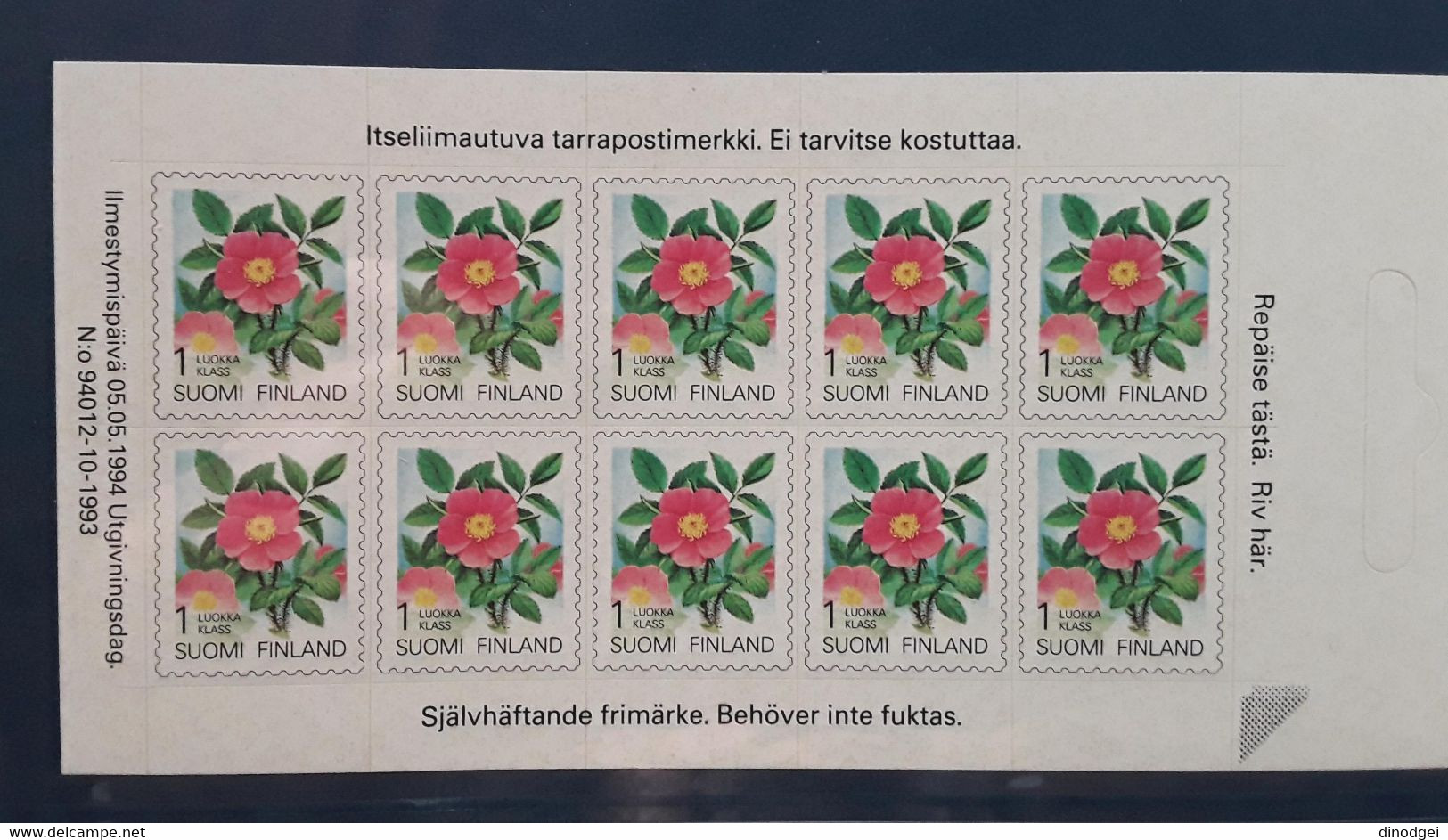 FINLANDIA - 1994 - " Raccolta Booklet Stamps 1994 "   N° 4 Raccolte Vedi Descrizione Completa MNH - Unused Stamps