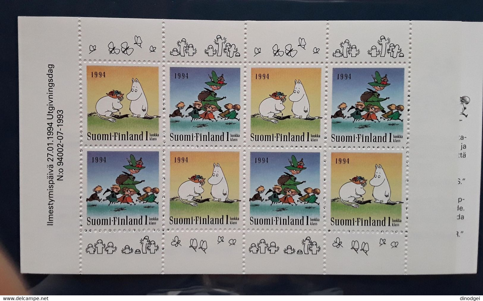 FINLANDIA - 1994 - " Raccolta Booklet Stamps 1994 "   N° 4 Raccolte Vedi Descrizione Completa MNH - Unused Stamps