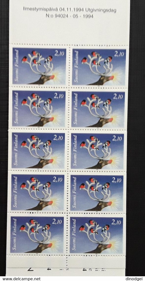 FINLANDIA - 1994 - " Raccolta Booklet Stamps 1994 "   N° 4 raccolte vedi descrizione completa MNH