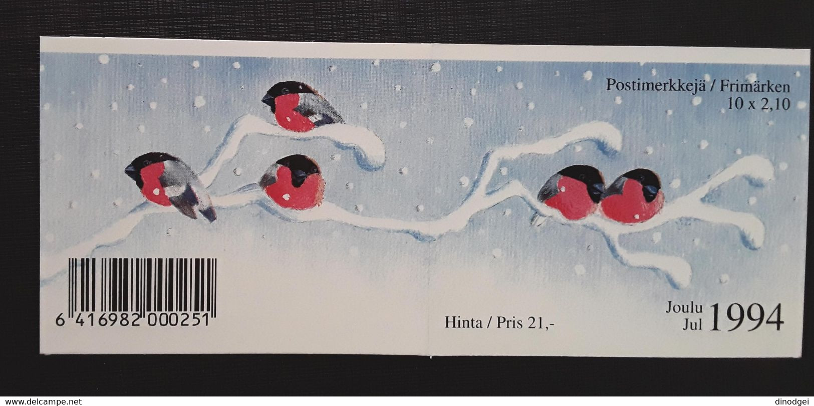 FINLANDIA - 1994 - " Raccolta Booklet Stamps 1994 "   N° 4 raccolte vedi descrizione completa MNH