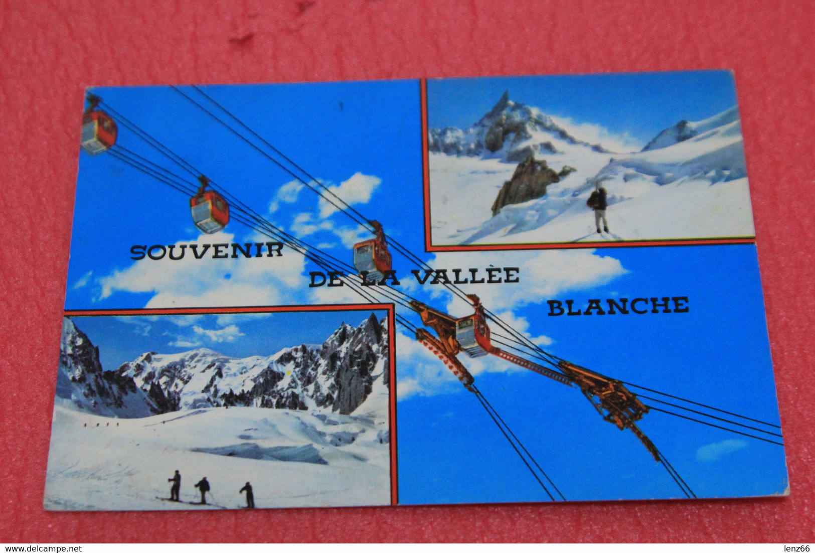 Aosta Cervinia Il Monte Cervino Matterhorn E La Funivia Vedutine Con Sciatori 1973 - Altri & Non Classificati
