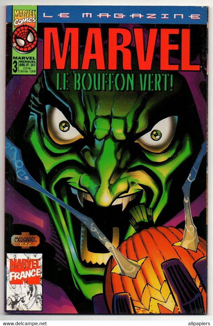 Comics Le Magazine Marvel Le Bouffon Vert ! - La Chose Le Monstre - Ghost Rider Le Goût Du Pouvoir De 1997 - Marvel France