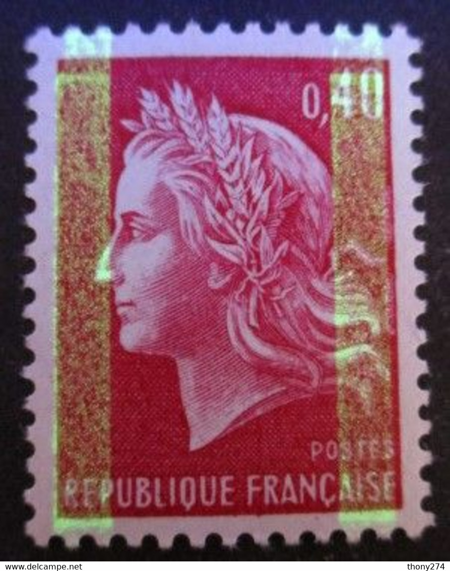 FRANCE Marianne De Cheffer N°1536Ba 2 Bandes De Phosphore Neuf ** - 1967-1970 Marianne (Cheffer)