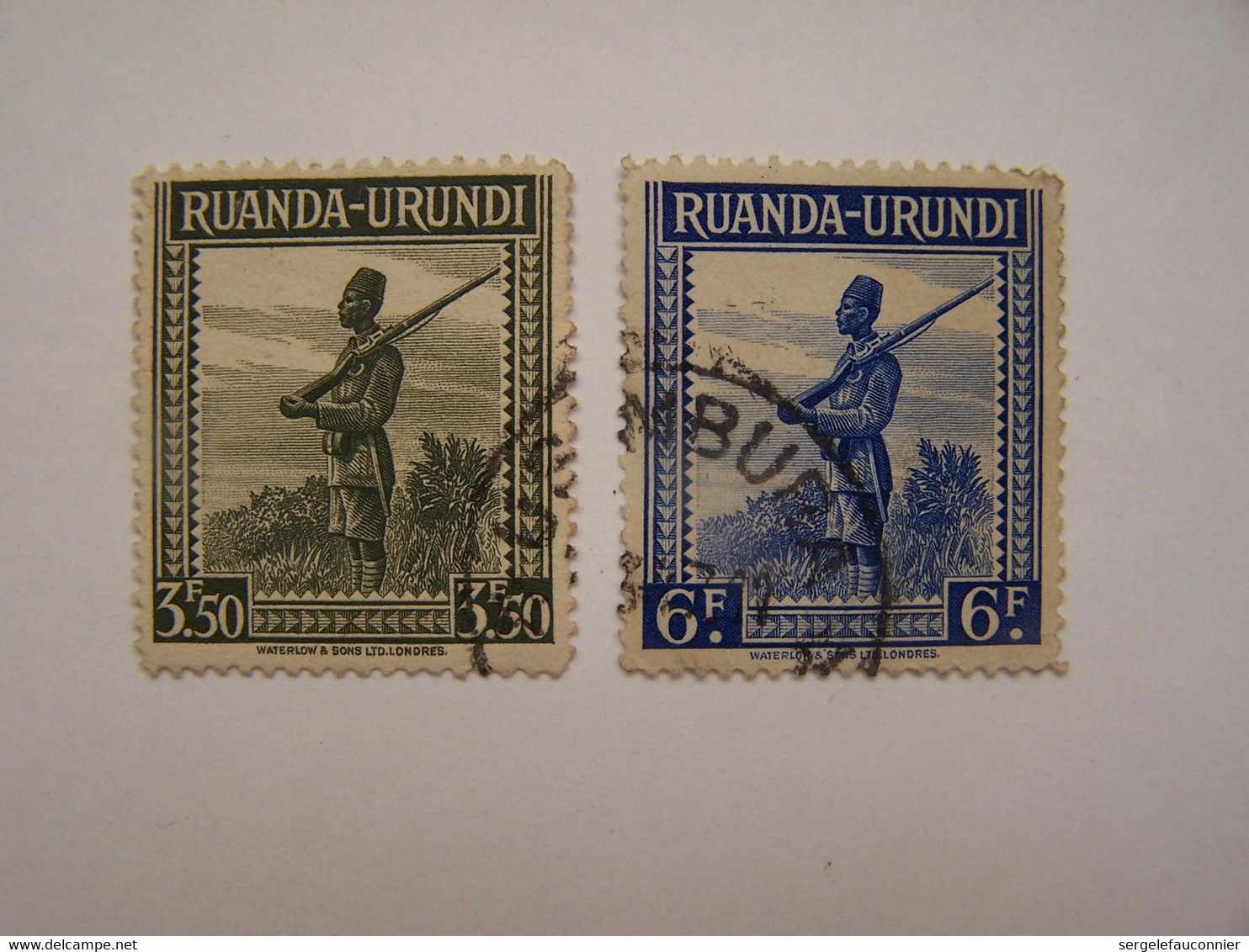 Ruanda-Urundi Oblitérés Cachet De Bujumbura - Oblitérés