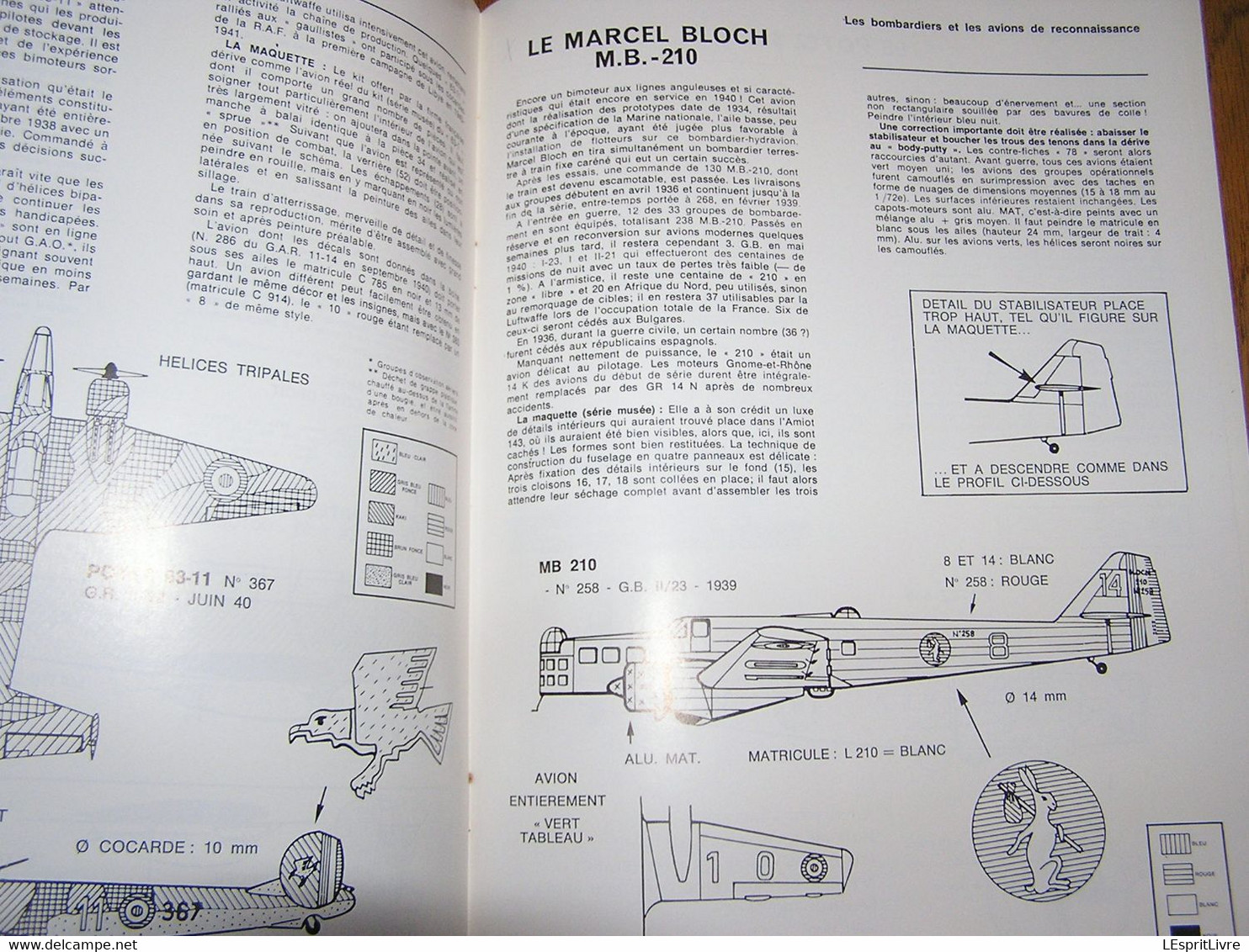 LES MORDUS DU MODELISME N° 1 L'Aviation Française 1939 40 Guerre 40 45 Maquette Avion Camouflage Marques Marking Morane